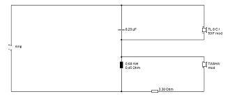 Klicke auf die Grafik für eine vergrößerte Ansicht

Name: serielle Weiche mit 8,2µF 0,68mH und 3,3 Ohm Schaltplan.JPG
Ansichten: 675
Größe: 22,6 KB
ID: 724789